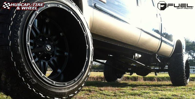 vehicle gallery/ford f 350 fuel hostage d531 0X0  Matte Black wheels and rims